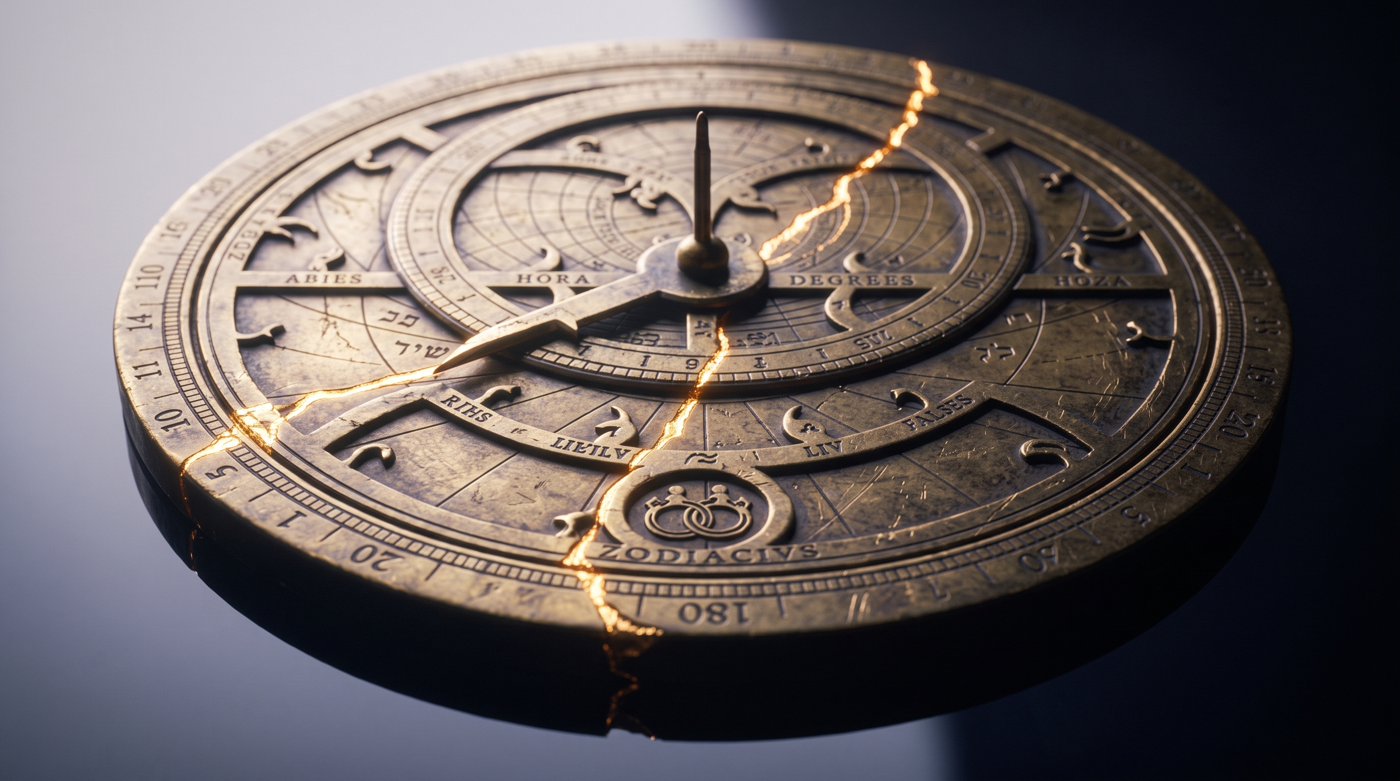 Birth chart showing Chiron in the 7th house